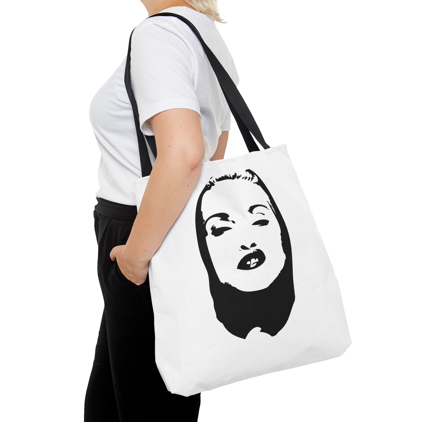 Madonna screw face Tote Bag